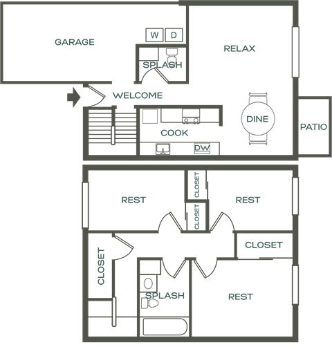 The Magnolia Floor Plan